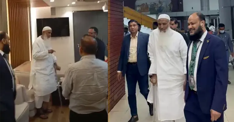 বিমানবন্দর পরিদর্শনে ধর্মমন্ত্রী মোফাজ্জল হোসেন কায়কোবাদ